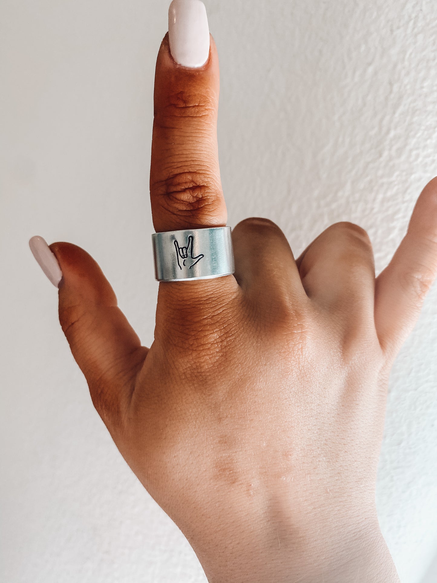 I Love You (Reversible Band) Ring